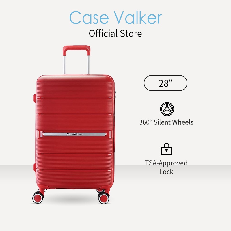 Case Valker Signature Hana Unbreakable TSA Luggage Polypropylene PP ...