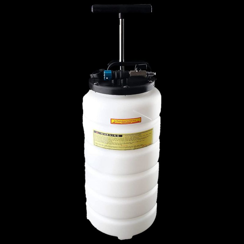 0Oil Extractor 15Liter Pneumatic & Manual Oil Extractor Pump Vacuum Oil