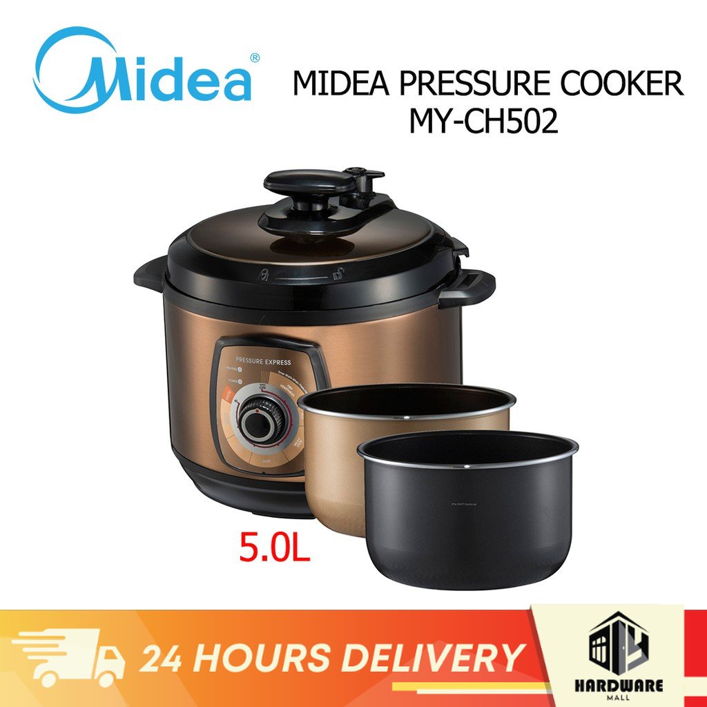 5L Midea MY-CH502A Dual Pot Digital Multifunction Pressure Cooker Periuk Tekanan Rice Elektrik Nasi Electric Cook HA0