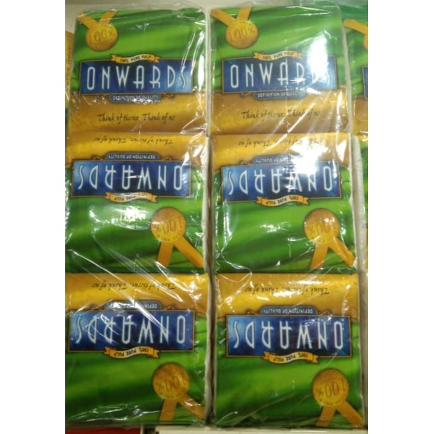 ONWARDS TISSUE SERVIETTE NAPKIN ( 6X100GM ) Shopee Malaysia