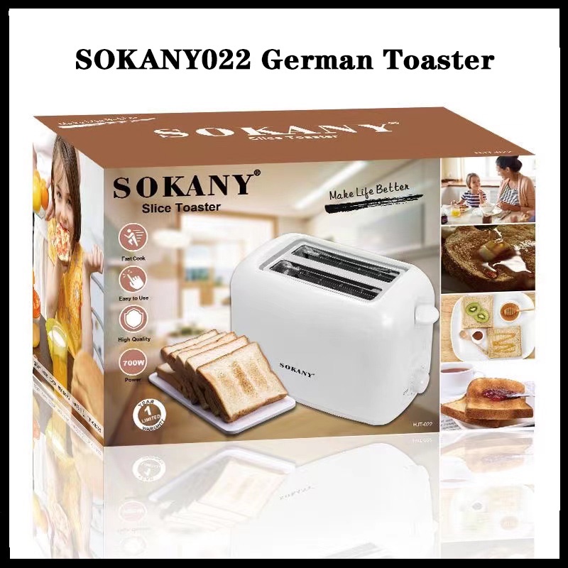 German Oven SOKANY022 toaster toaster home 2 slices mini sandwich