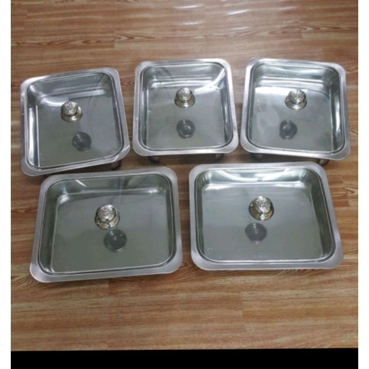 STAINLESS STEEL FOOD TRAY/BUFFET TRAY/TEMPAT SIMPAN LAUK/BUFFET