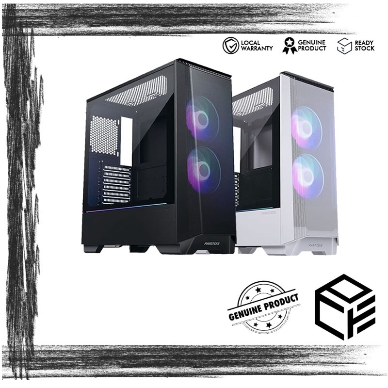 PHANTEKS ECLIPSE P360A DRGB TG ATX CHASSIS ( SATIN BLACK / GLACIER