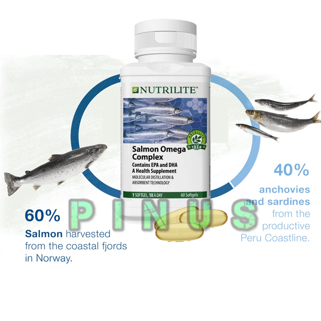 Amway Nutrilite Salmon Omega Complex Oil ( 60 / 120 sg ) Shopee Malaysia