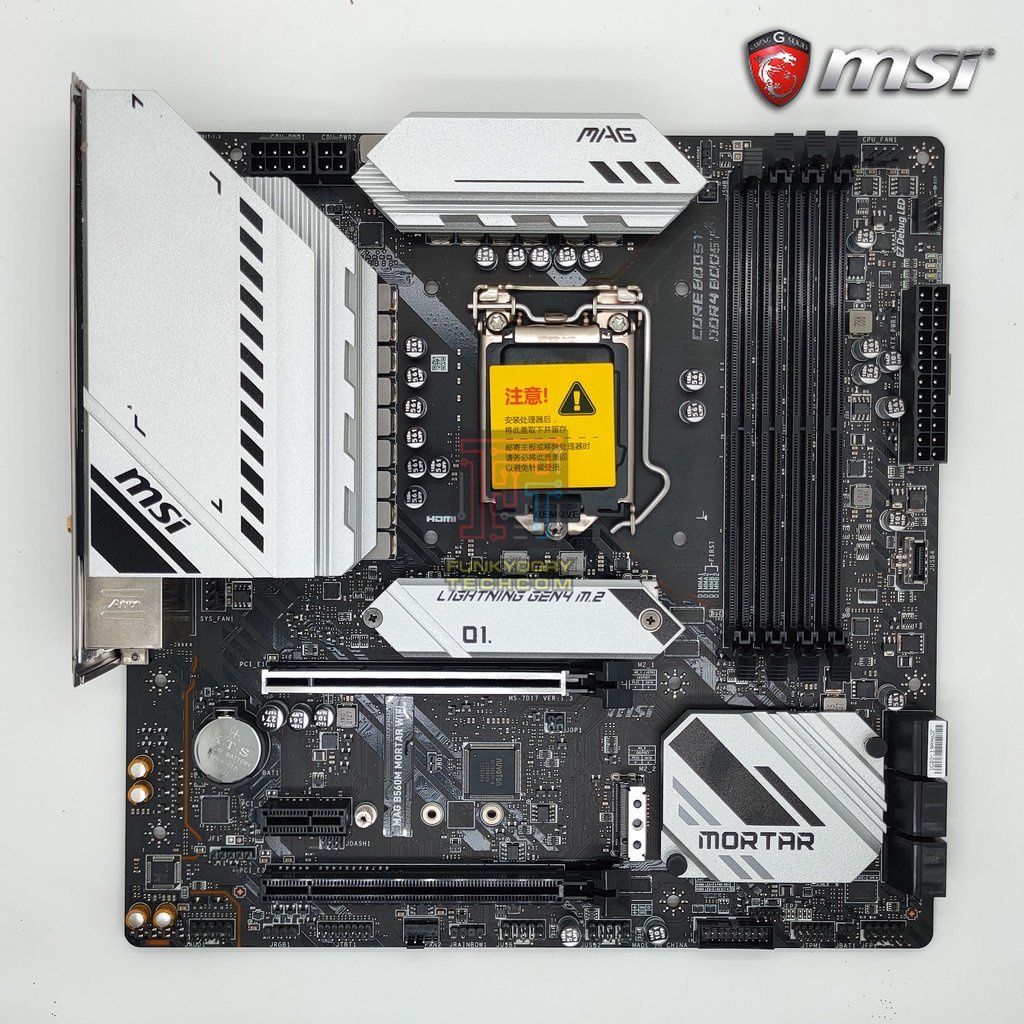 MSI MAG B560M MORTAR WIFI Micro ATX LGA1200(11/12th Gen) Motherboard ...