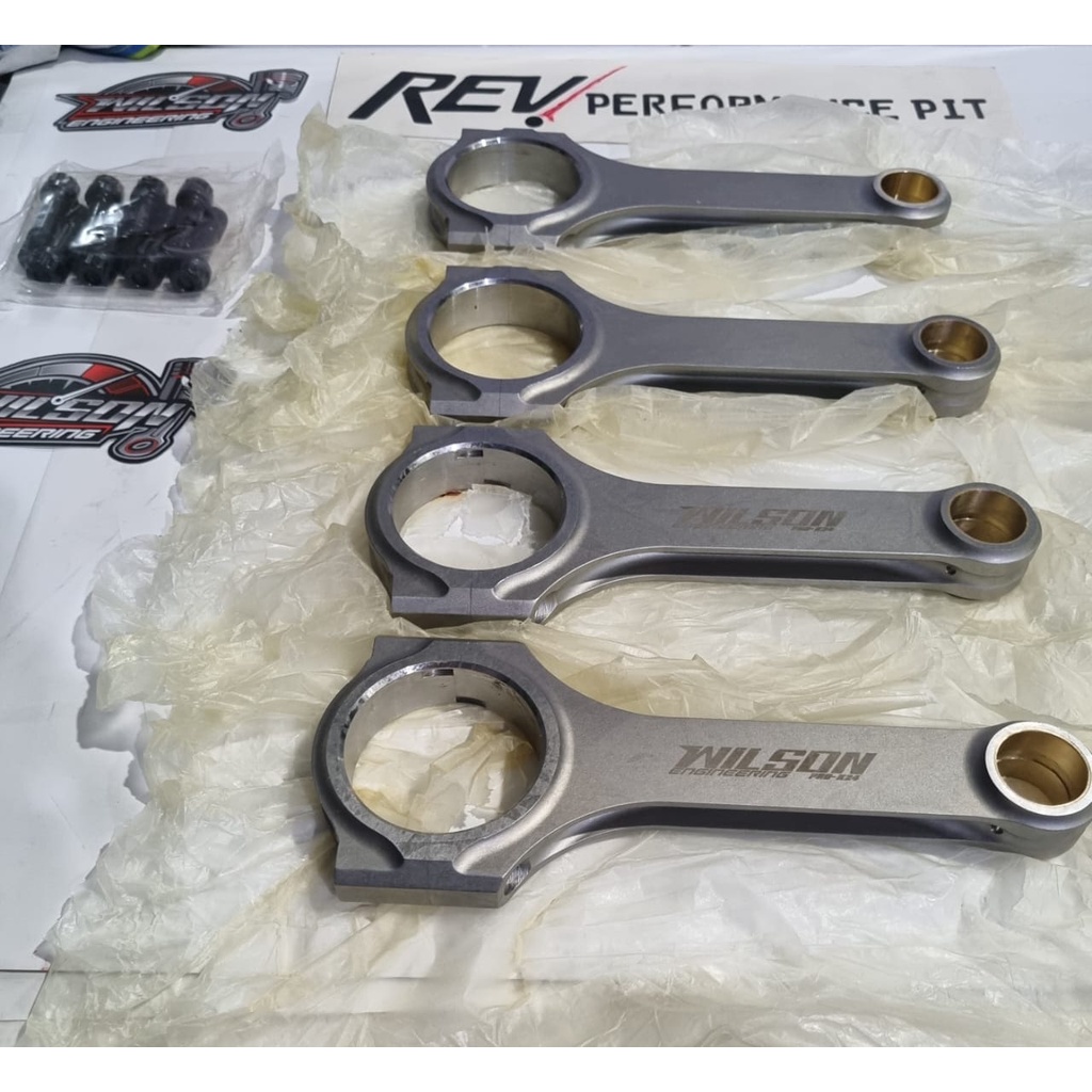 Wilson Engineering HBeam Connecting Rods Conrod for HONDA K20 K24 Shopee Malaysia