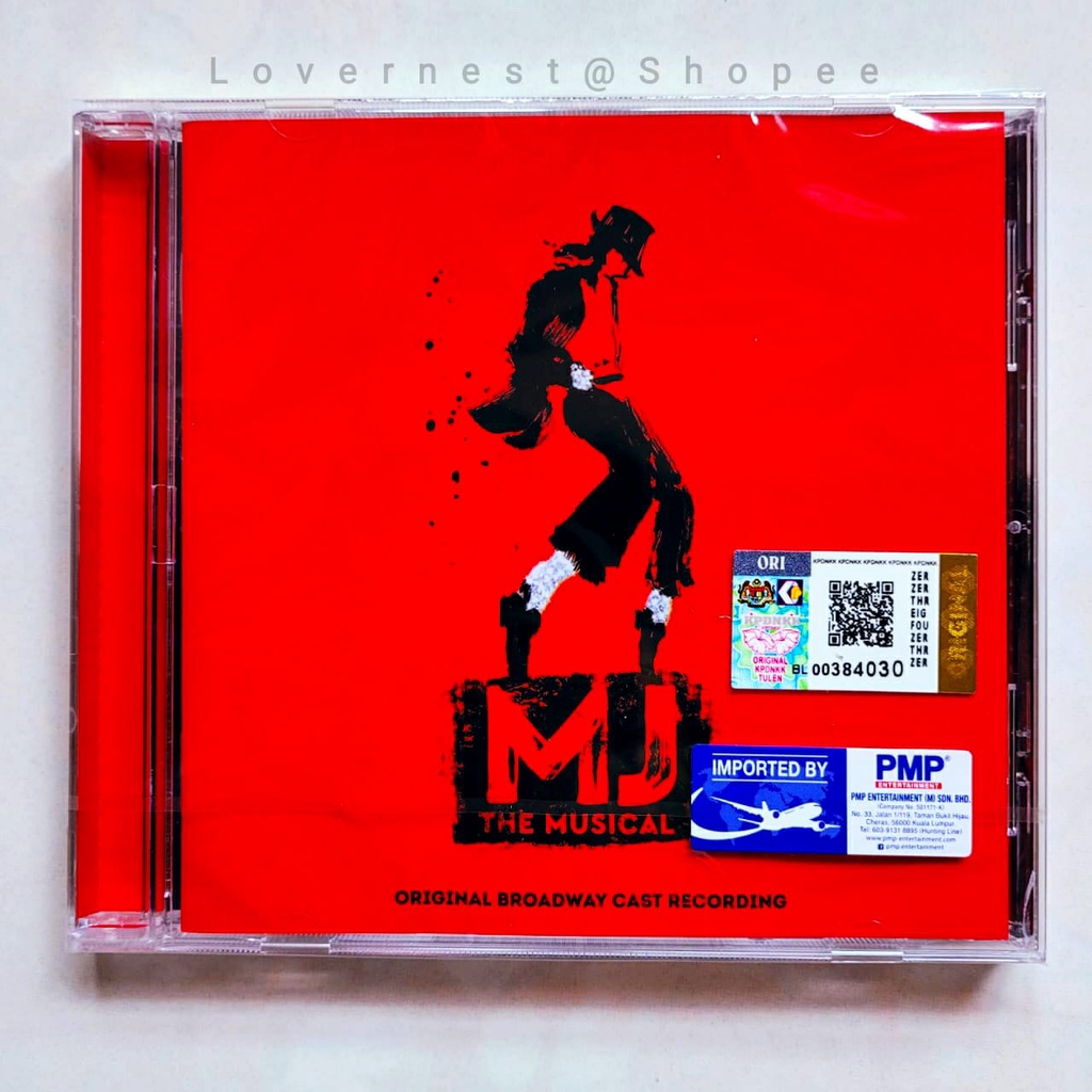 Michael Jackson Mj The Musical Original Broadway Cast Recording Cd