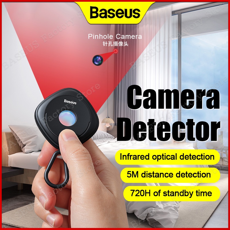 Baseus Camera Detector Hidden Security ProtectionCamera Portable Pinhole Hidden Lens Detect Gadget Anti-Peeping