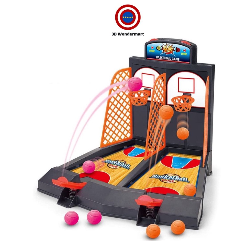 Ball Shoot Board Game Family Party Basketball Finger Children Games