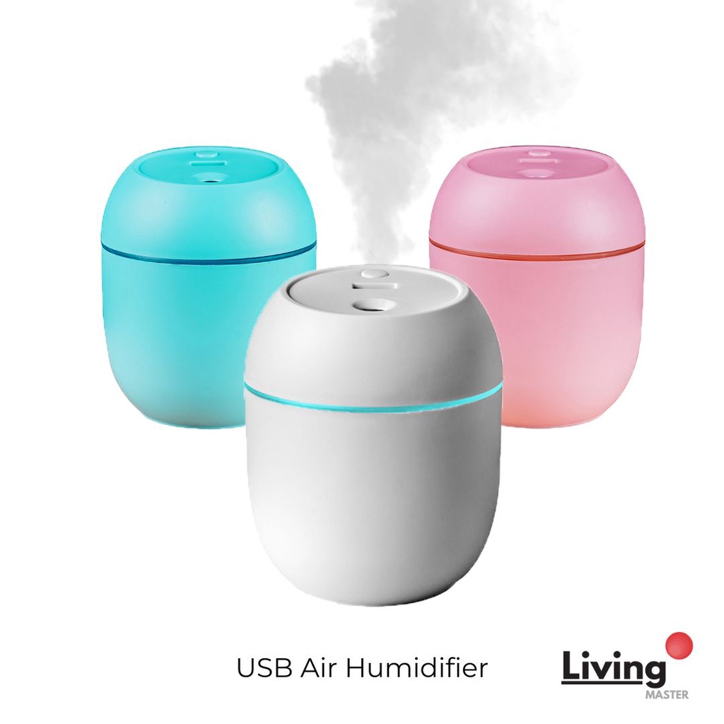 Air Humidifier Diffuser Ultrasonic Mini 200ML with LED Night Lamp USB Cute Ultrasonic Mini Air Humidifier 220ML Aroma