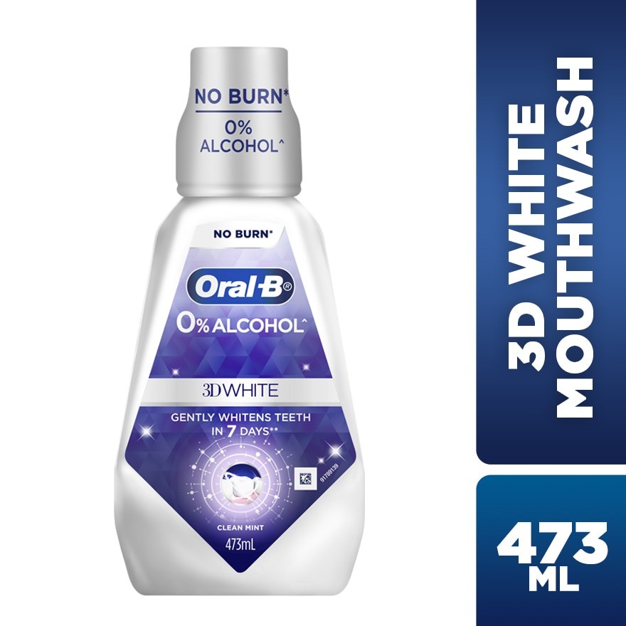 OralB Mouth Rinse 3D White Mouth Wash Mouthwash 237ml /473ml Shopee