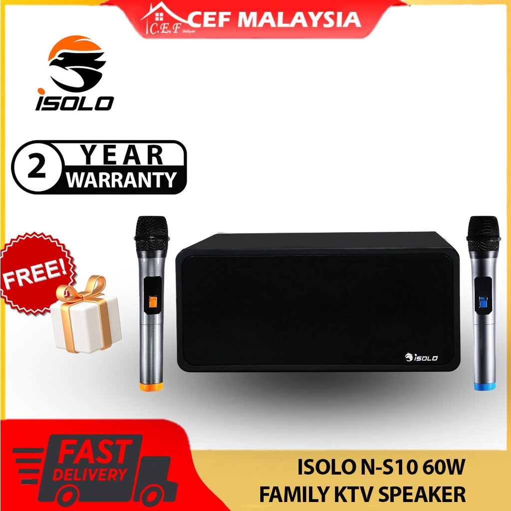 iSOLO NS10 Family KTV Karaoke Speaker Home Karaoke Bluetooth Wireless