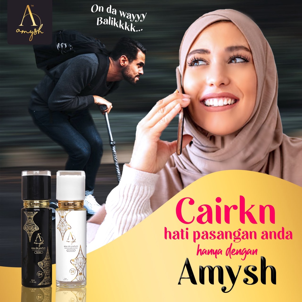 AMYSH PERFUME (HQ) 5ML TRAVEL SET .% BAU MACAM ORIGINAL TAHAN LEBIH 24 JAM