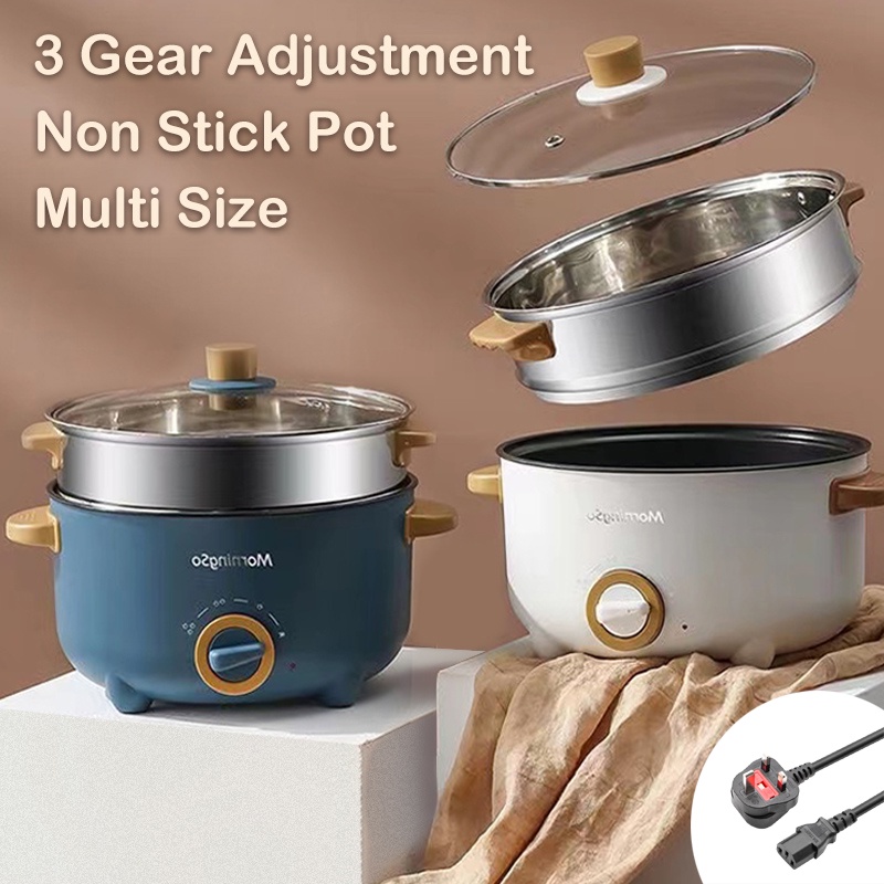 [Ready Stock] Electric Cooker Multi Cooker  電煮鍋 Hot Pot Multifunction Cooker Electric Pot Periuk Nasi Elektrik Periuk