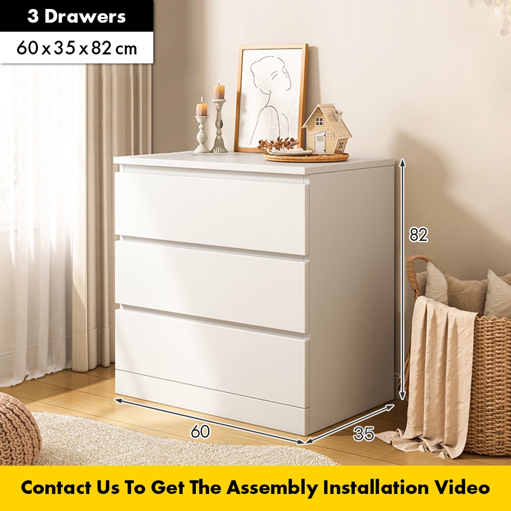 FREE SHIPPING!!! SNOW SERIES Bedroom Concept Chest Drawer Storage Drawer / Drawer baju /Almari Laci *THIS WEEK ONLY*