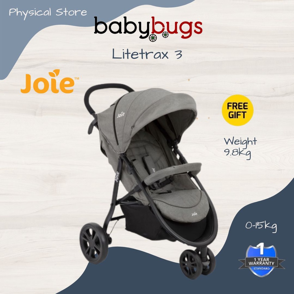 Joie Litetrax 3 Baby Stroller 3Wheel Stroller Shopee Malaysia