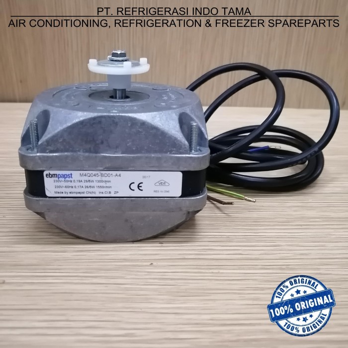 New FAN MOTOR CONDENSER EBM 5W M4Q045BD01A4/230V (5W/5Watt) Shopee