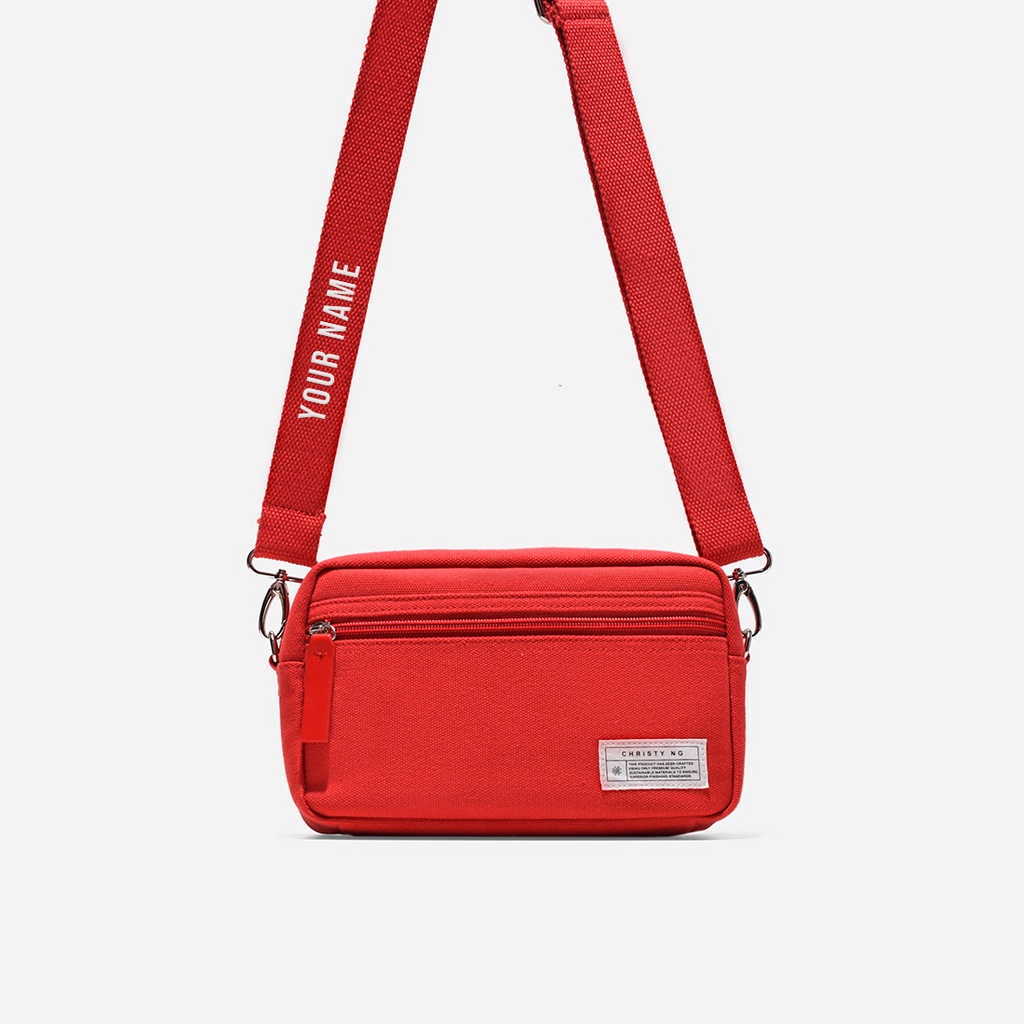 Taipei Canvas Camera Bag Red Maple Shopee Malaysia