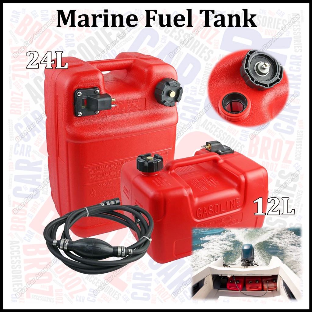 12L 24L Marine Fuel Tank Boat Tank With Pipe Diesel Tank DIY Oil Tank