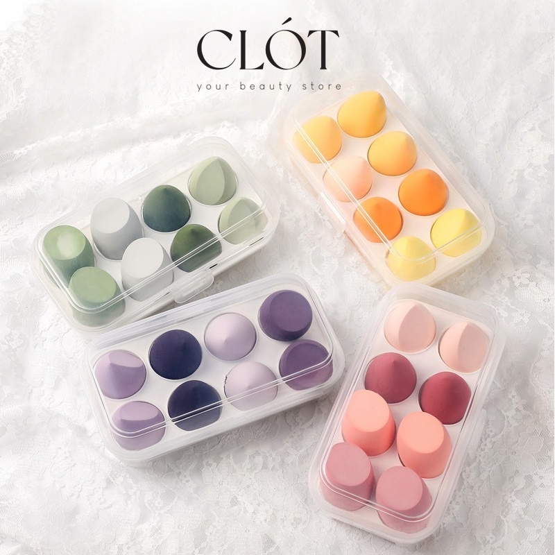 CLOT Beauty Makeup Sponge Professional Beauty Blender Egg Set Colorful Special Edition Puff Set