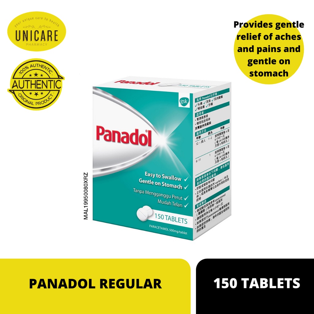 PANADOL REGULAR TAB 150'S | Shopee Malaysia