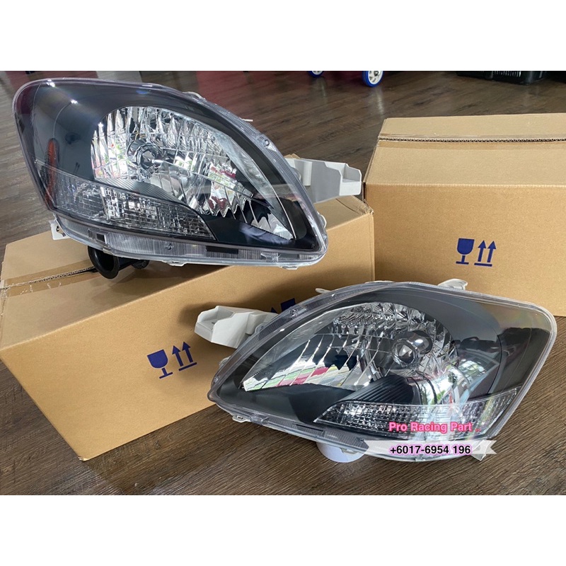 Thailand Style Toyota Vios NCP93 07 - 12 Dugong Smoke Head Lamp Lampu ...