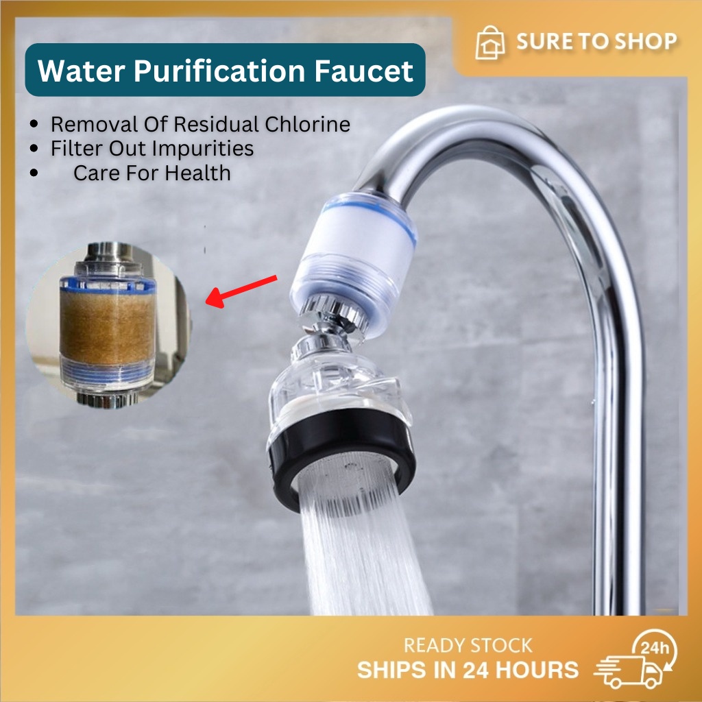 Faucet Water Tap Filter Three Gear Mode With Filter Pressurization