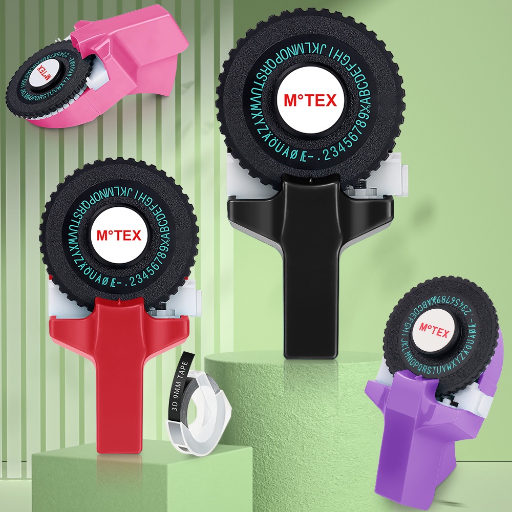 3D Embossing Label Maker Manual Labeller Replace Motex E101 Dymo