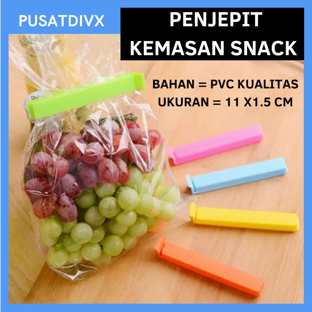 Snack Packaging Clamp Plastic Clamp Food Clamp SNACK Shopee Malaysia