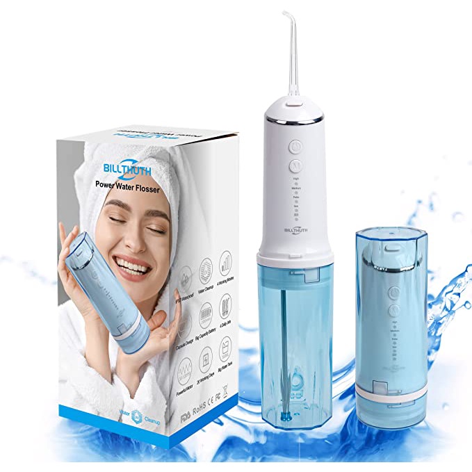 Selfcleanup Cordless Power Water Dental Flossers, Mini Portable Water Flosser Rechargeable
