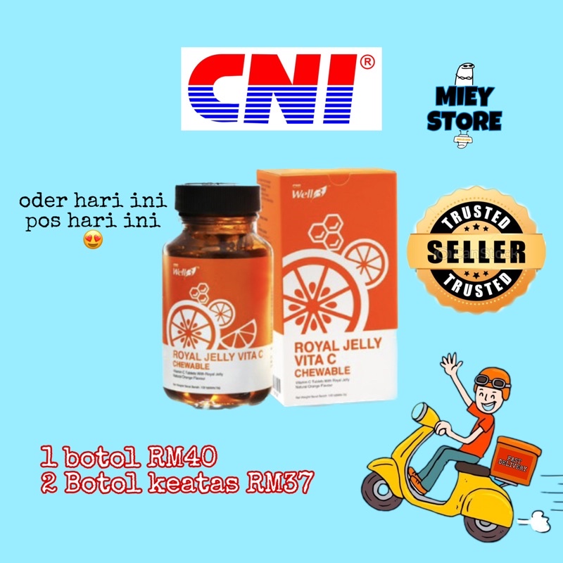 CNI Well3 Royal Jelly Vitamin C 100 tablets x 250mg (Increase immune