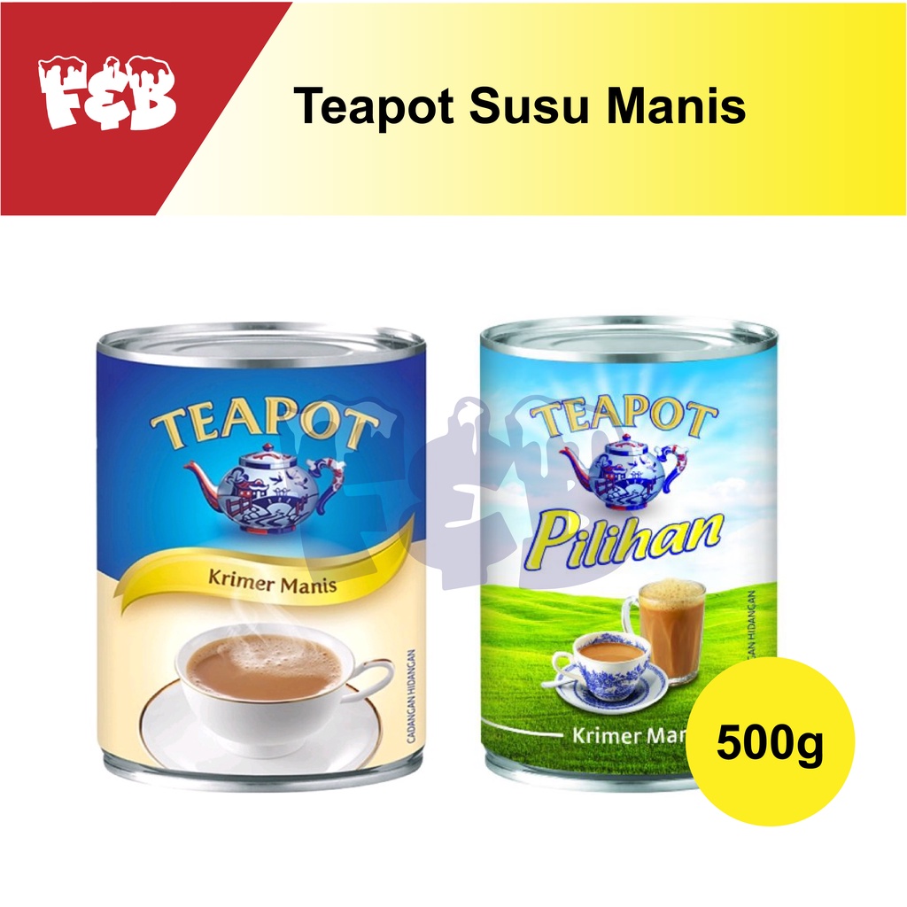 Teapot Susu Krimer Manis Pilihan 500g Shopee Malaysia