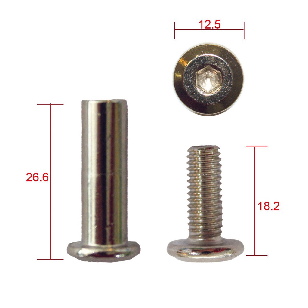 Joint Screw M6*25mm ALUCLASS (AA-JOINT SCREW M6X25MM) | Shopee Malaysia