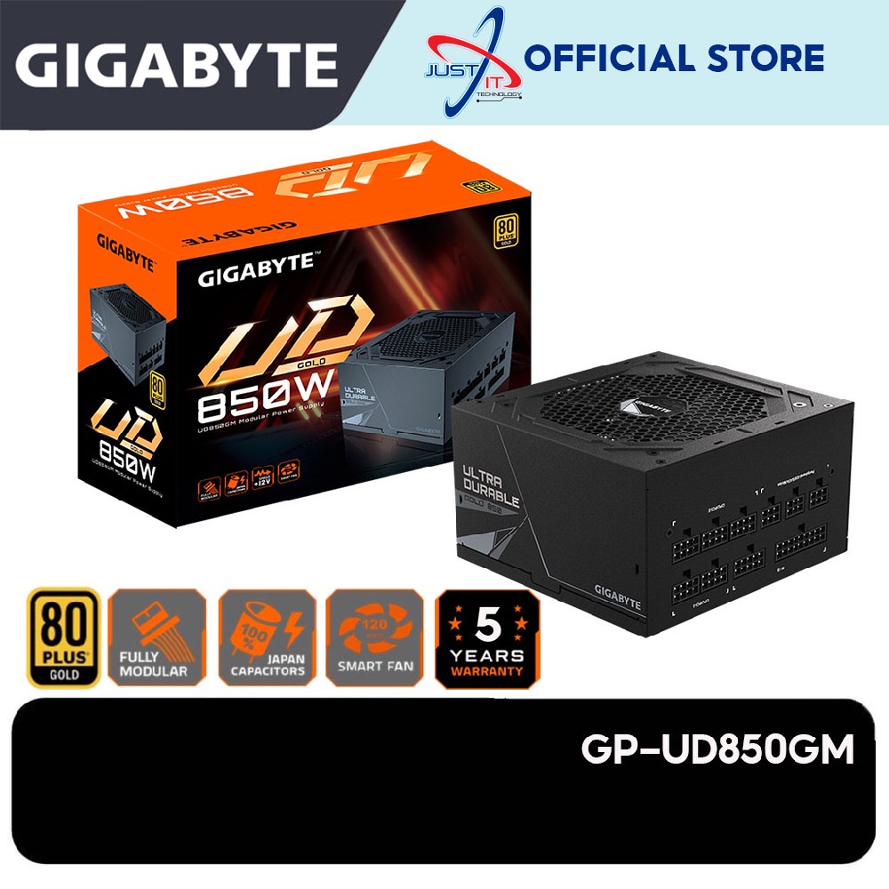 GIGABYTE UD850GM / P850GM 850W 80PLUS GOLD FULL MODULAR POWER SUPPLY