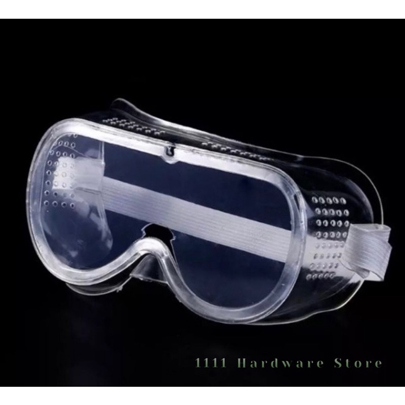 SAFETY GOGGLE ANTI IMPACT ANTI CHEMICAL SPLASH CLEAR EYE PROTECTION