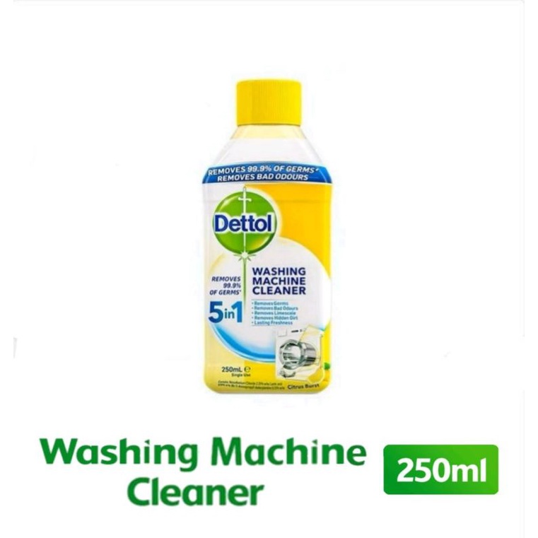 [HOT PROMOCHEAPEST] Ready stock Dettol 5 in 1 Washing Machine Cleaner Citrus (250ml