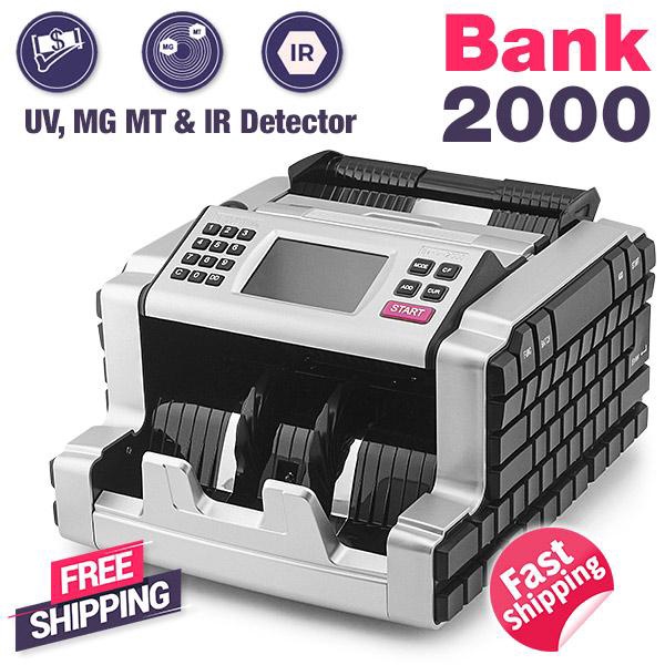 Biosystem Electric Bank Use Money Bill Note Counter Cash Counting