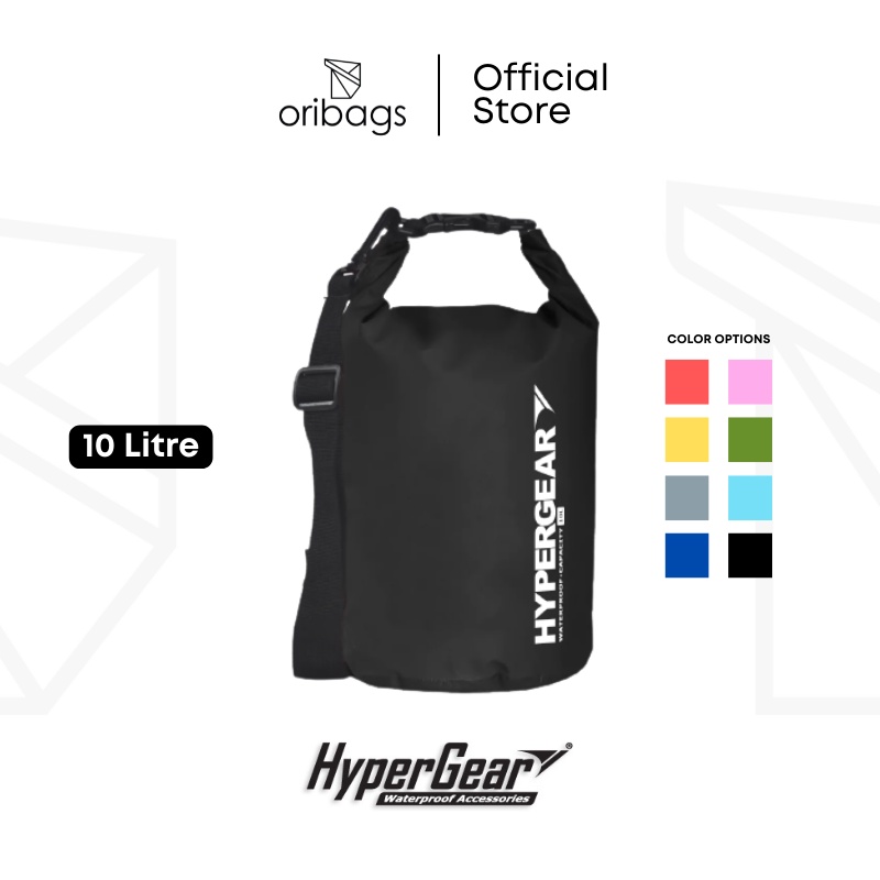 Hypergear Dry Bag Waterproof IPX6 Includes Sling Strap (10L) Shopee