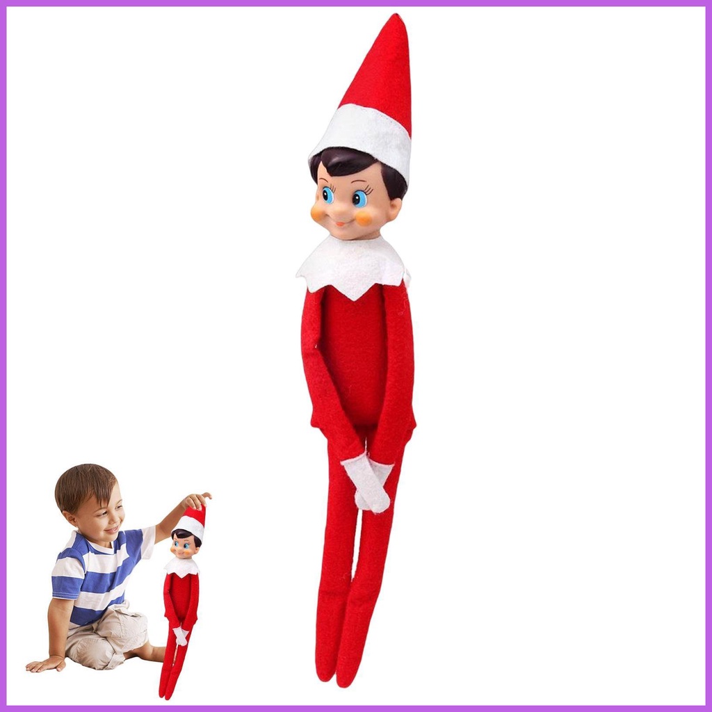 Christmas Elf Novelty Long Legs Naughty Boy Christmas Doll Christmas Ornament Bookshelf Decor Elf Santa Doll sehmy sehmy