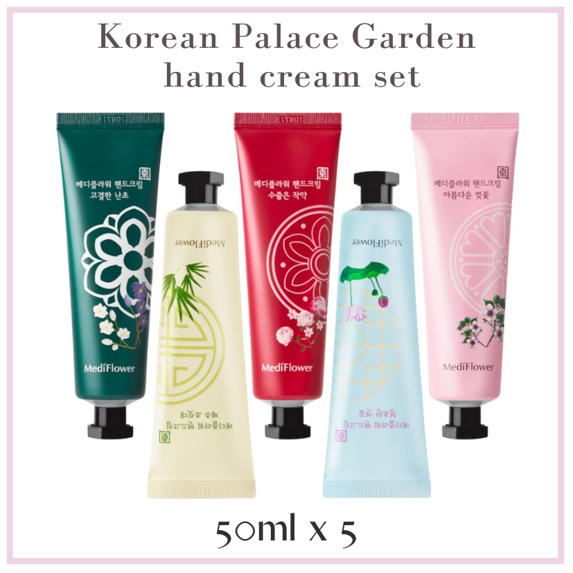 Palace garden Hand Cream Set [50gx5] Moisturizing, Fragrant, Beautiful