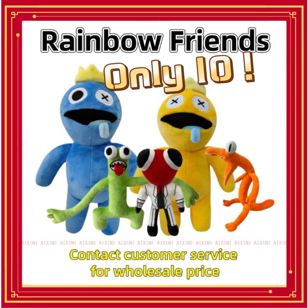 Reliable Purpose RobloxRainbow Friends Roblox Plush Toy Tune Rainbow Cartoon Doll Stuffed Soft Christmas Birthday Gif... - Image 5