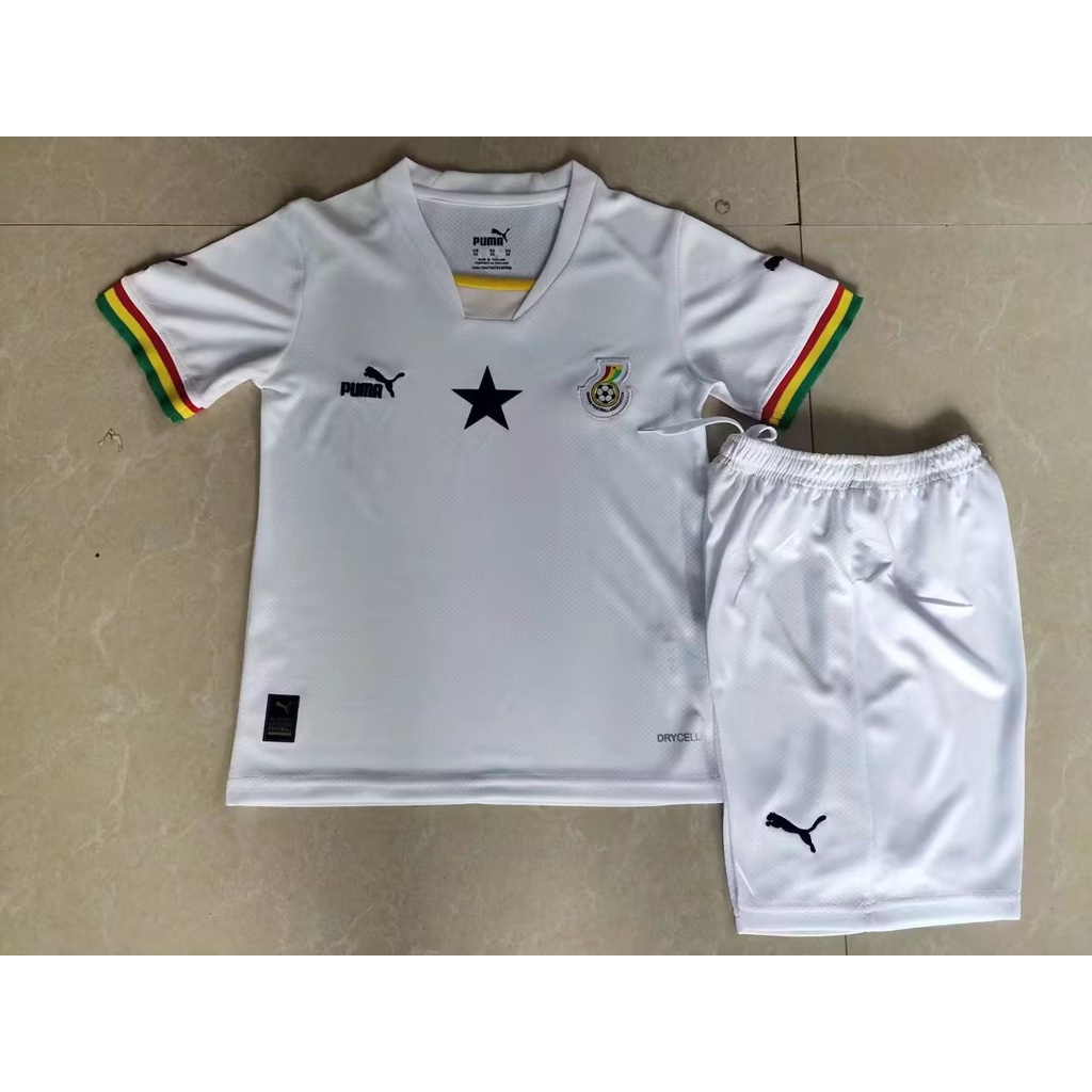 Ghana World Cup 2022 home kit released: Puma go minimal once more for the  Black Stars