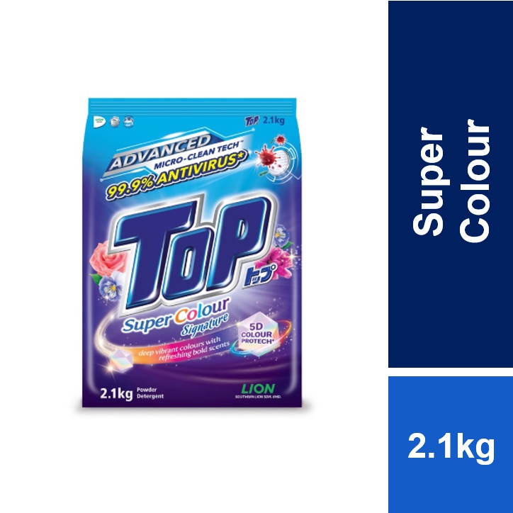 Top Detergent Powder Super Color 2.1kg Shopee Malaysia
