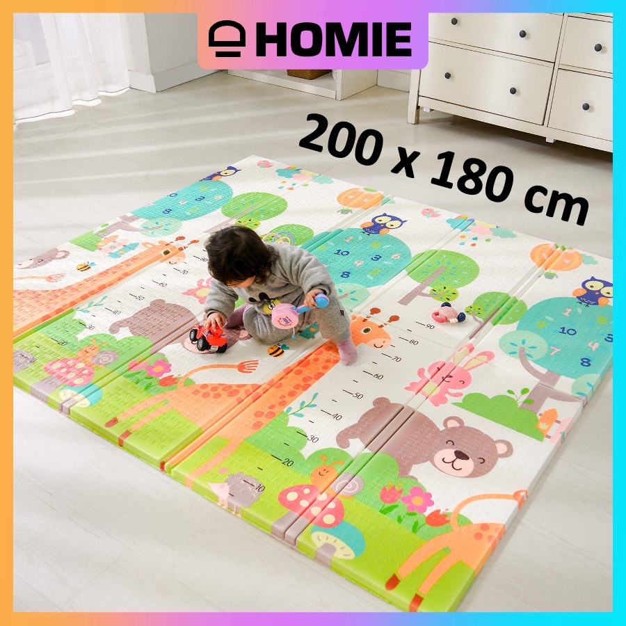 200x180CM XPE Baby Play Mat Crawling Pad Large Foldable Kid Carpet