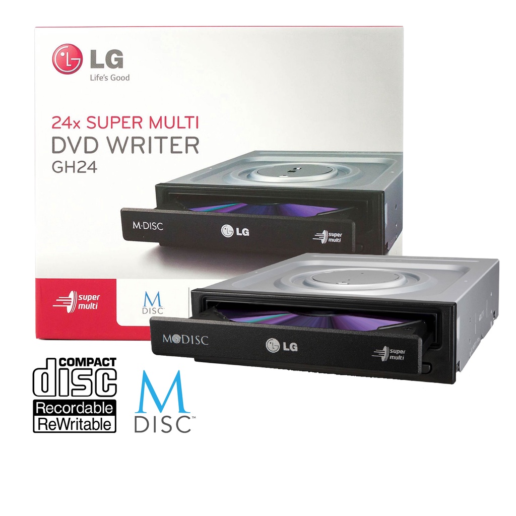 LG Internal 24X DVDWriter GH24NSD1 Elctronics Super Multi DVD Writer