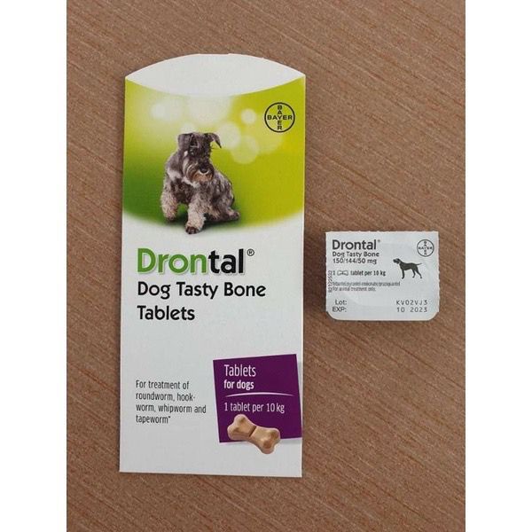 VALUE FOR MONEY! Drontal For dog Deworm Tablet (Dog) (1 to 4 Tablets