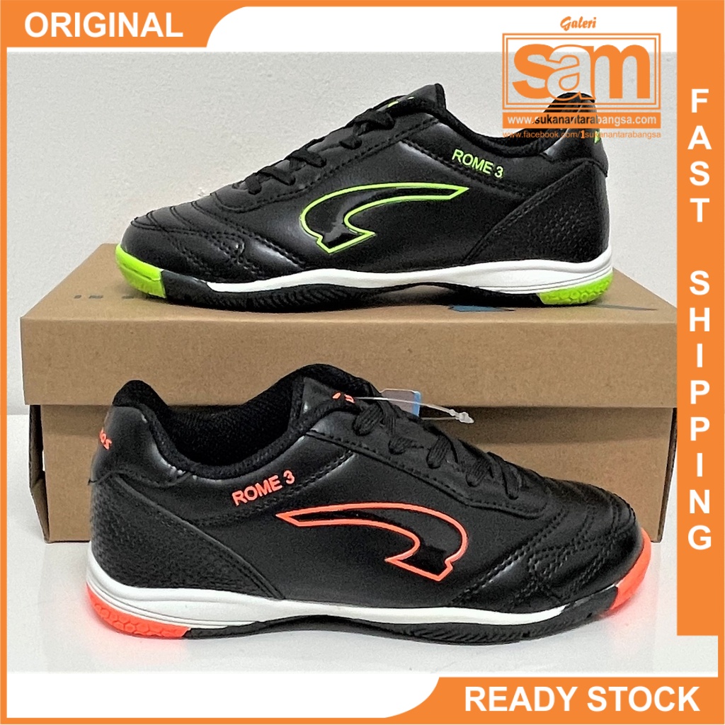 Kronos Indoor Futsal Shoes (Junior) Rome 3 AUTHENTIC. READY STOCK. HIGH ...