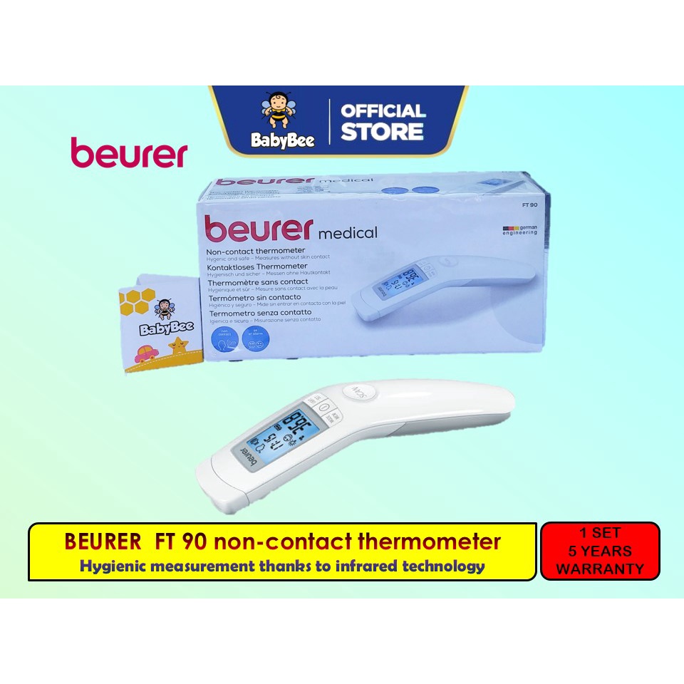 Beurer Non Contact Forehead Thermometer FT90 Shopee Malaysia