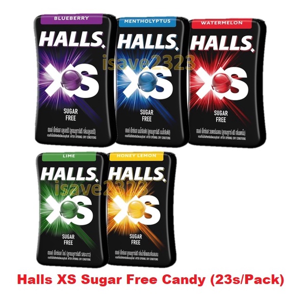 Halls XS Sugar Free Candy (23s/Pack) 5 Flavours Shopee Malaysia