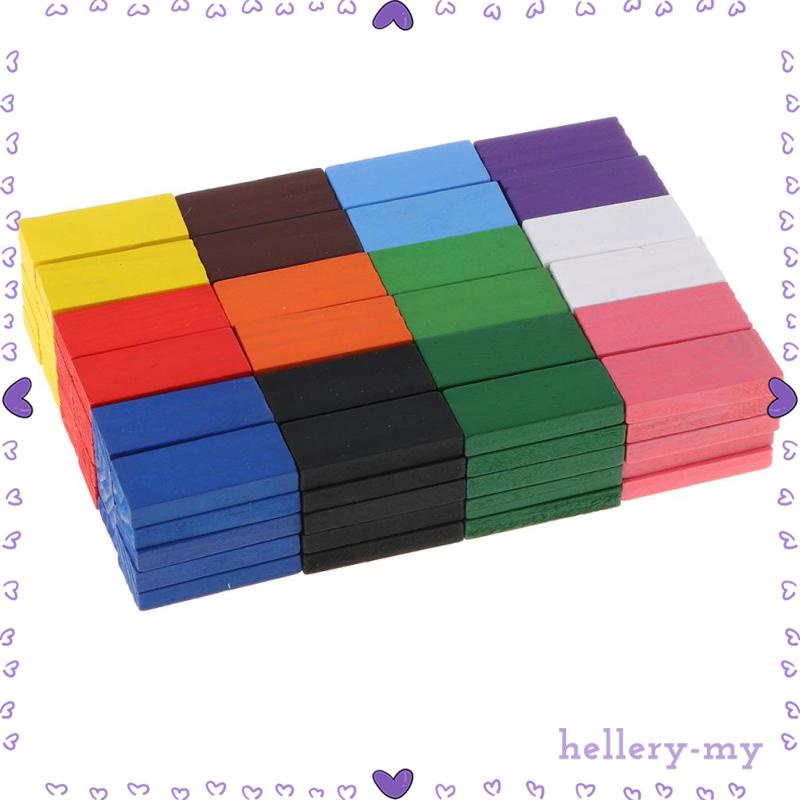 Purpose Reliable 120PCS Toy Dominos Building Blocks 12-Color Durable Quality - Image 5